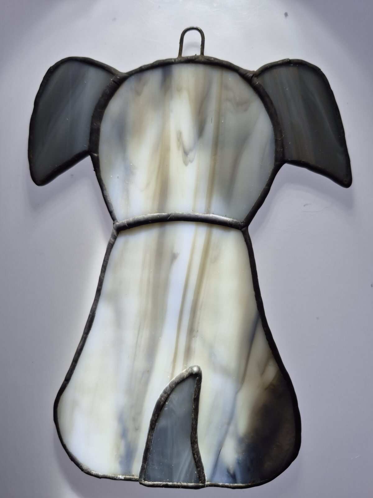 Stained Glass Pup – Light Gray, Dark Gray Tail/Ears